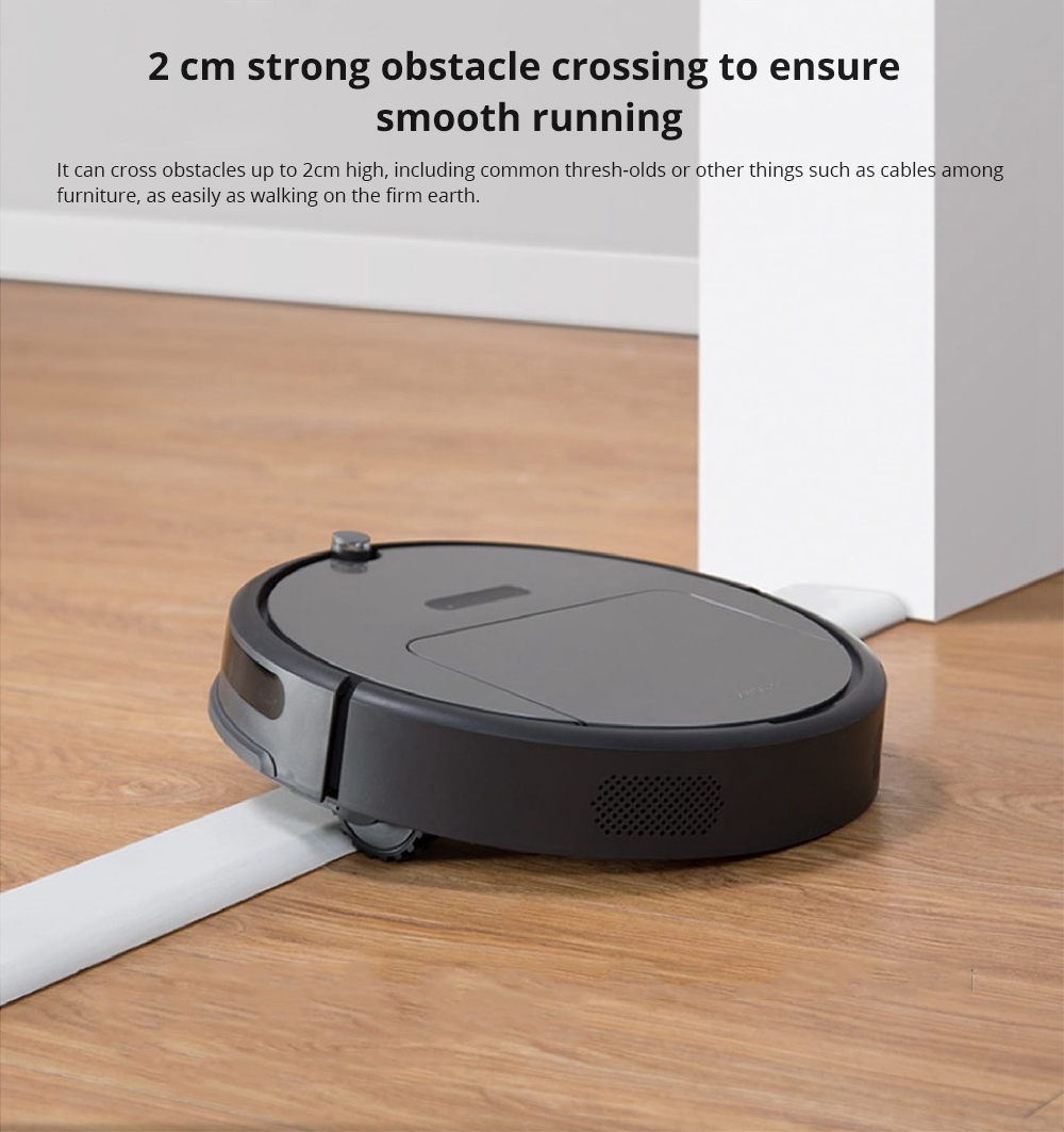 [HK Stock][International Version]Xiaomi Roborock Xiaowa E35 Vacuum Cleaner 2000Pa Suction 5200mAh Battery 2 In 1 Sweeping & Mopping - Black