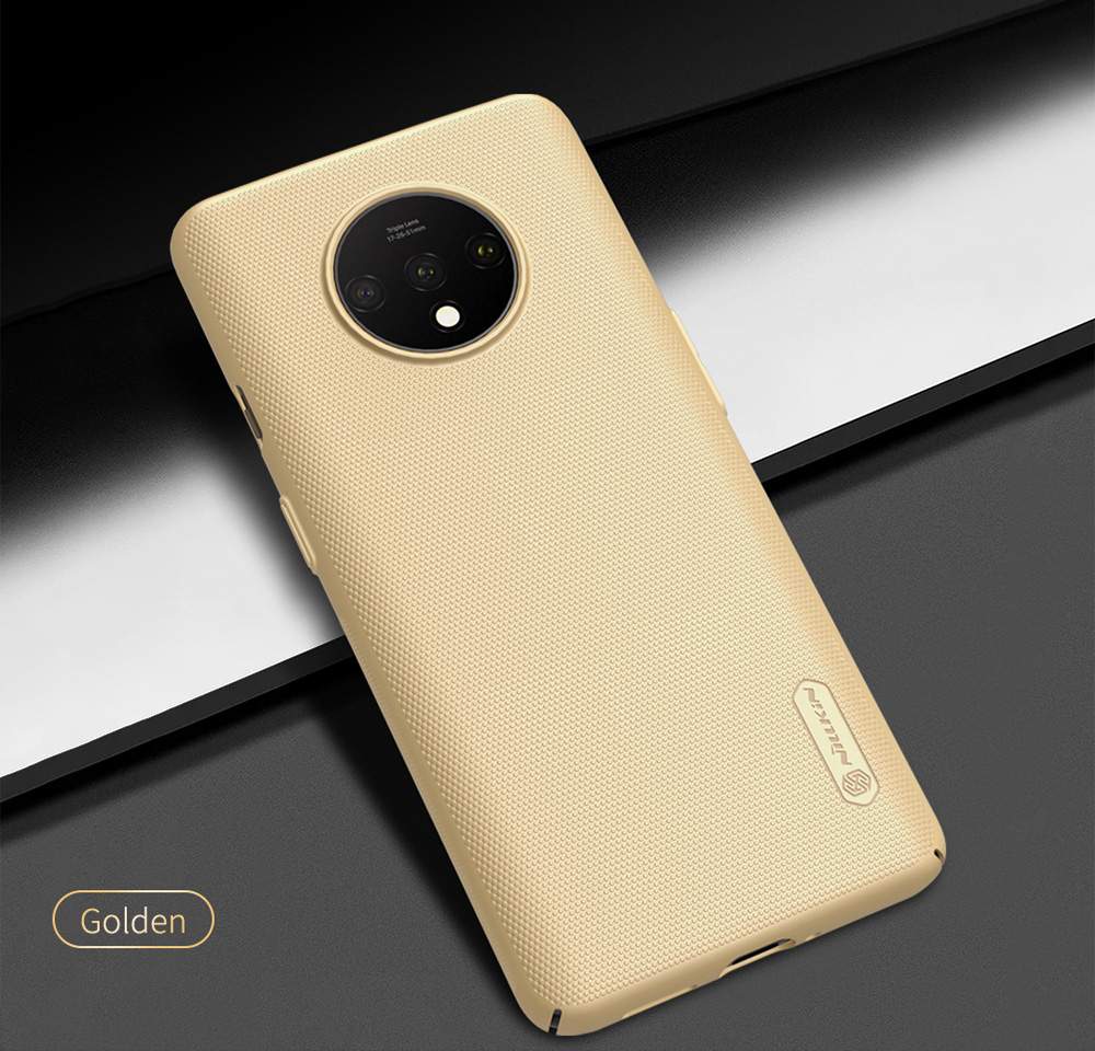 NILLKIN Protective Frosted PC Phone Case For Oneplus 7T Smartphone - Black