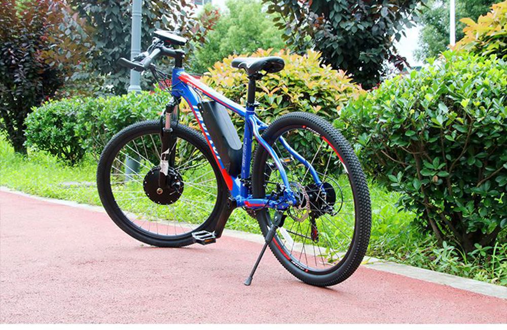 iMortor-F1 Bicycle Refitting Kit For 26 Inch Intelligent Wheel Smart Power System Range 100KM - Black