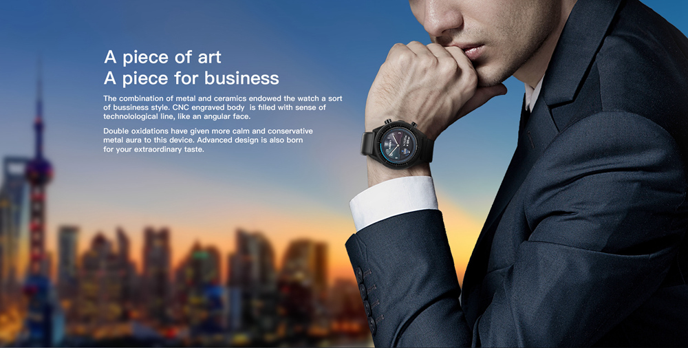 Kospet Hope 4G Smartwatch Phone Android 7.1 MTK6737 Quad Core 3G RAM 32G ROM 1.39 inch AMOLED Screen GPS WiFi Heart Rate Monitor Silicone Strap - Black