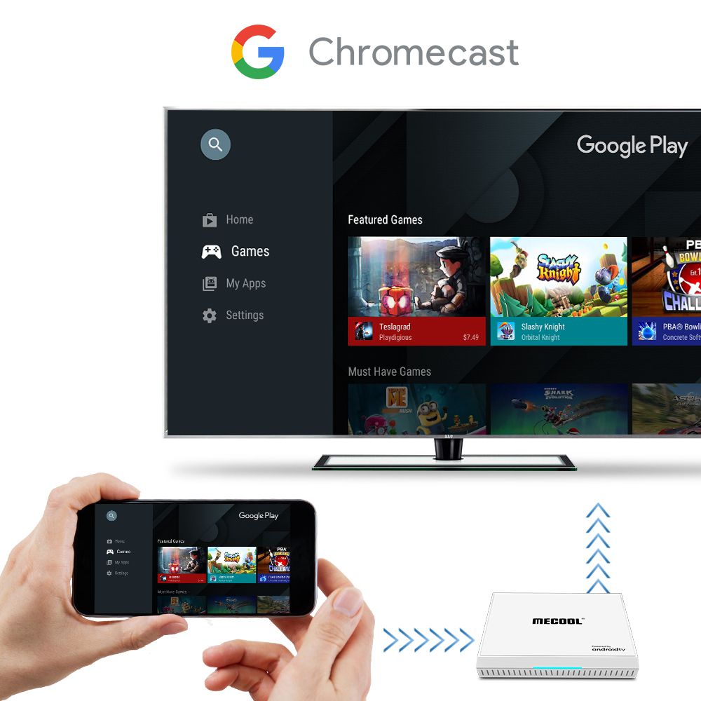 MECOOL KM9 Pro Honour Amlogic S905x2 Android 9.0 4K HDR TV Box Google Certified 4GB/32GB 2.4G/5G WIFI Bluetooth OTA Update 4K Youtube Netflix HD