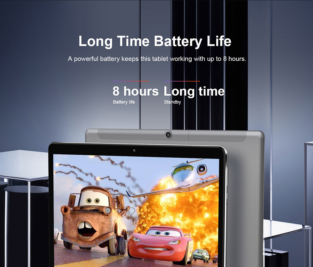 Teclast M20 4G Phablet MT6797 Deca Core 10.1" IPS 2560*1600 4GB RAM 64GB ROM Built-in GPS GLONASS Beidou A-GPS Android 8.0 Dual SIM Dual Standby - Black+Silver