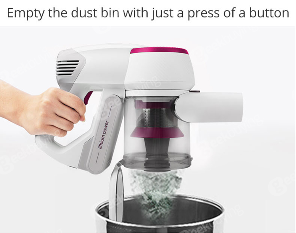 Xiaomi JIMMY JV53 Aspirateur à main sans fil 125AW Aspiration puissante Moteur haute efficacité Brosse anti-enroulement - Violet