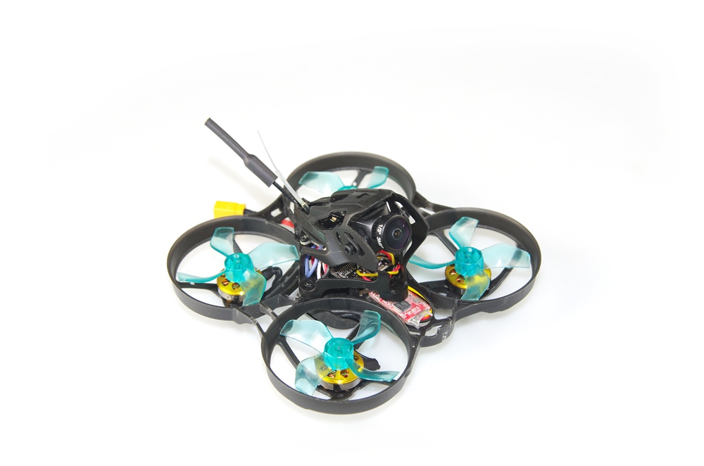Geelang Anger 75X 75mm 4S Whoop FPV Racing Drone With F4 OSD 12A Blheli_S 5.8G 200mW VTX Caddx EOS V2 Cam BNF - AC900 Receiver