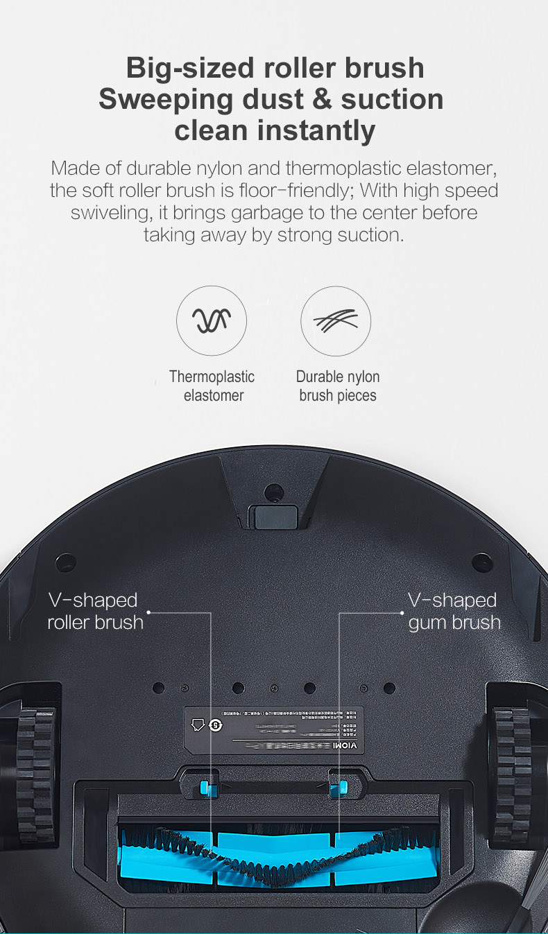 Xiaomi Viomi V2 Robot Vacuum Cleaner Gray