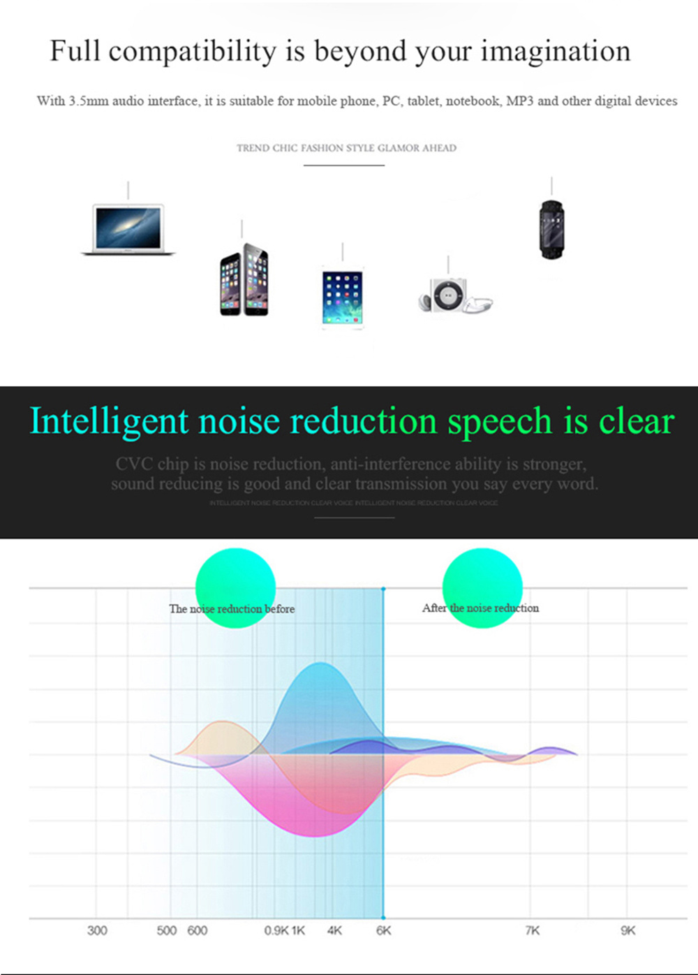 L8 Bluetooth Earphone Separate Design for Host and Headset 150mAh Battery-Black