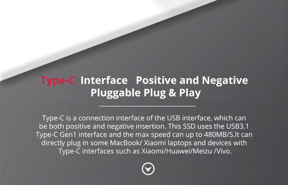 Coolfish GO NGFF 512GB SSD Multifunctional Dual-purpose External Solid State Drive Max Read Speed 480MB/S M.2 Interface - Dark Gray