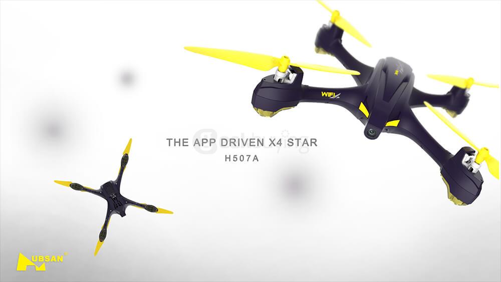 Hubsan X4 Star Pro H507A WIFI FPV With 720P HD Camera GPS Waypoints Follow Me RC Quadcopter