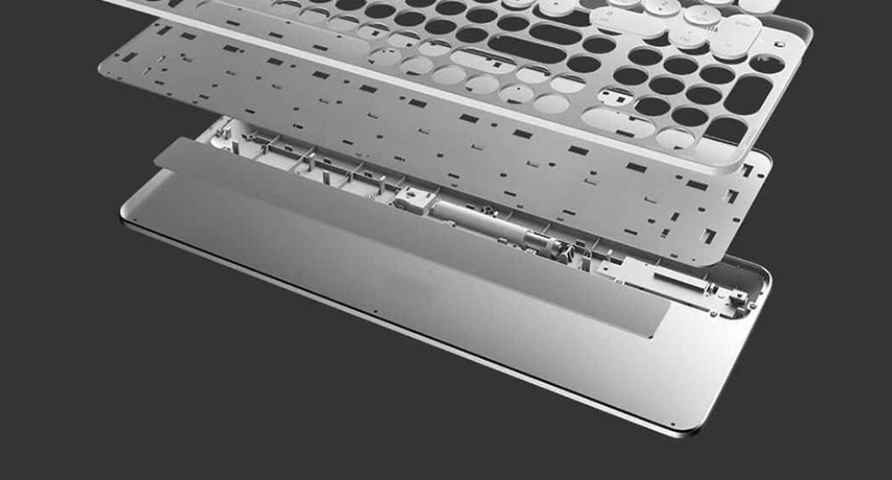 Xiaomi MIIIW MWBK01 Wireless Bluetooth / 2.4G Dual-mode Keyboard Multi-System Compatible - Black