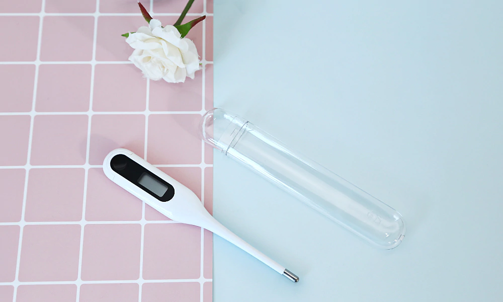 Xiaomi LCD Medical Electronic Thermometer Portable Measure Temperature of Mouth or Underarm Medical Grade - White