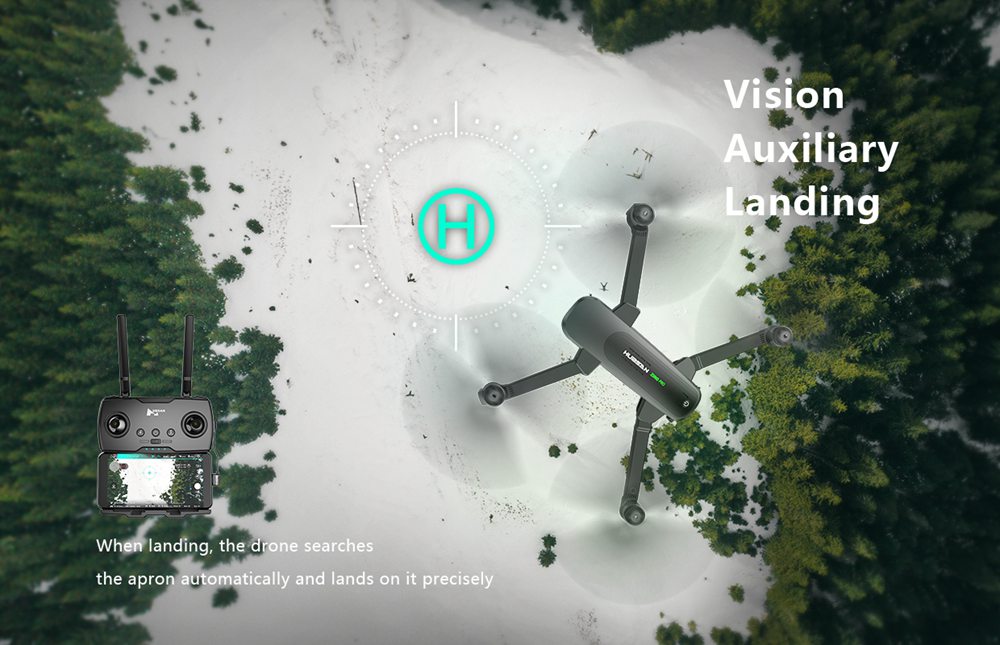 Hubsan ZINO PRO GPS 5G WIFI 4KM FPV RC Drone UHD 4K 3-Axis Gimbal Detachable Filter Camera Panorama Photography Mode RTF Portable Version