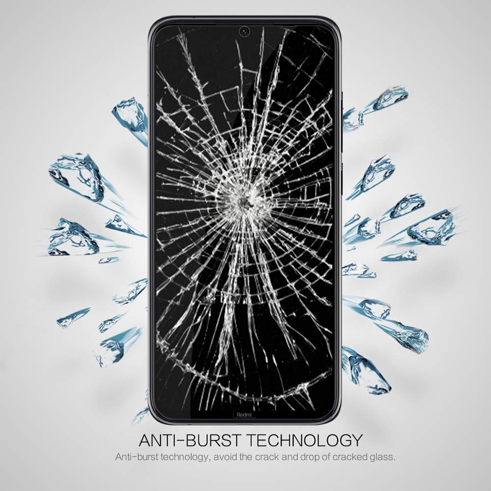 Nillkin CP+PRO Full Screen Anti-explosion Tempered Glass Screen Protector For Xiaomi Redmi Note 8 / Redmi Note 8T - Transparent