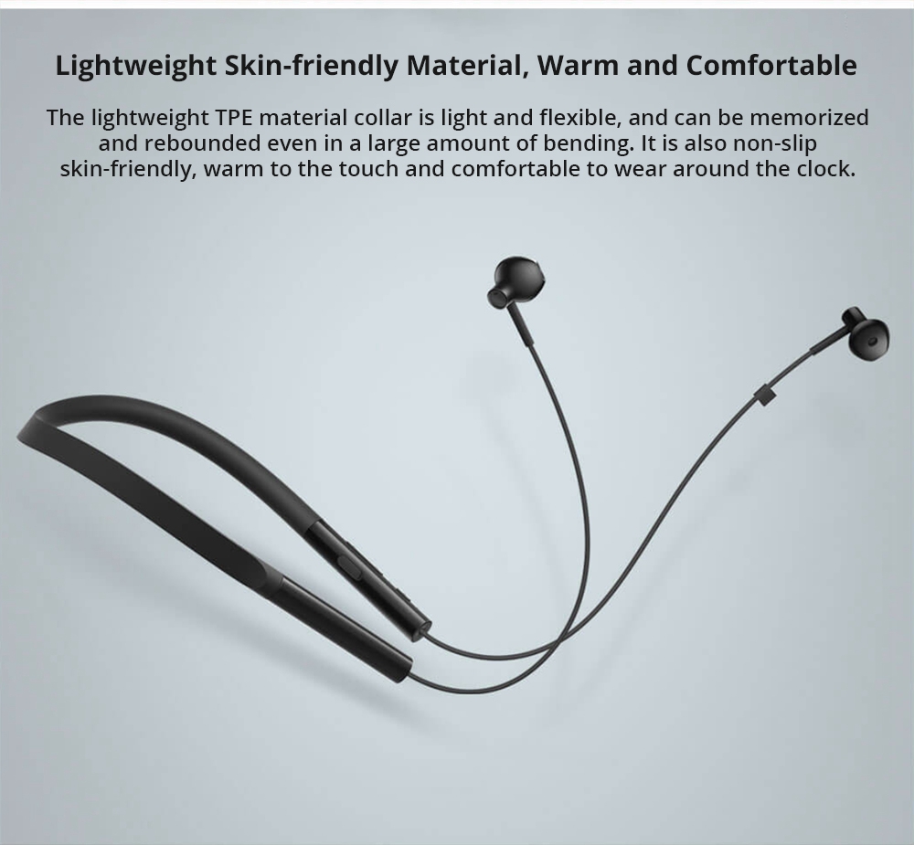 Xiaomi LYXQEJ02JY Wireless Bluetooth Necklace Headphones Lite - Black