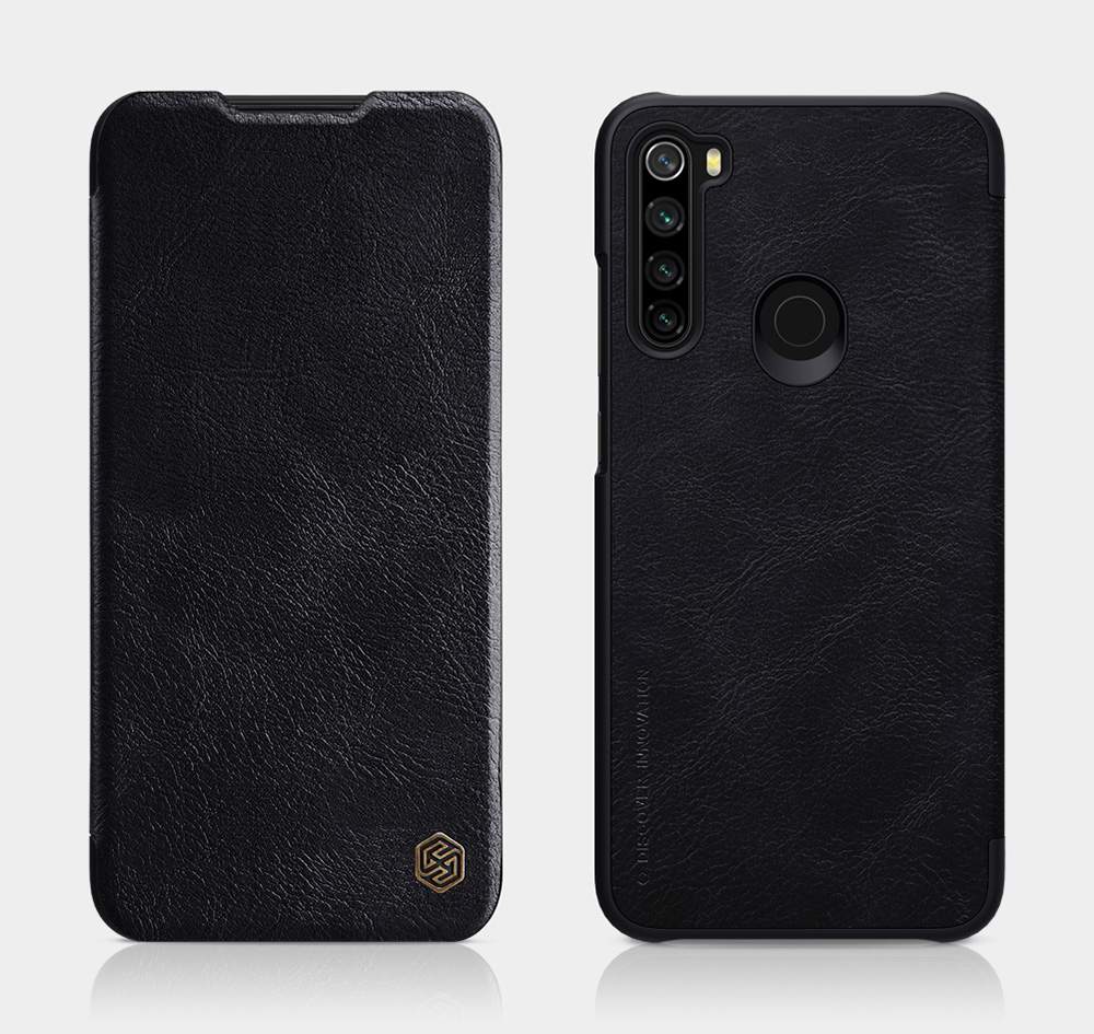 NILLKIN Protective Leather Phone Case For Xiaomi Redmi Note 8 / Redmi Note 8T Smartphone - Red