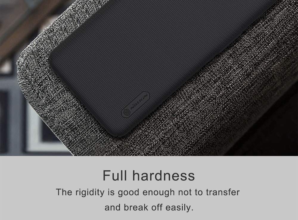 NILLKIN Protective Frosted PC Phone Case For Oneplus 7T Smartphone - Black