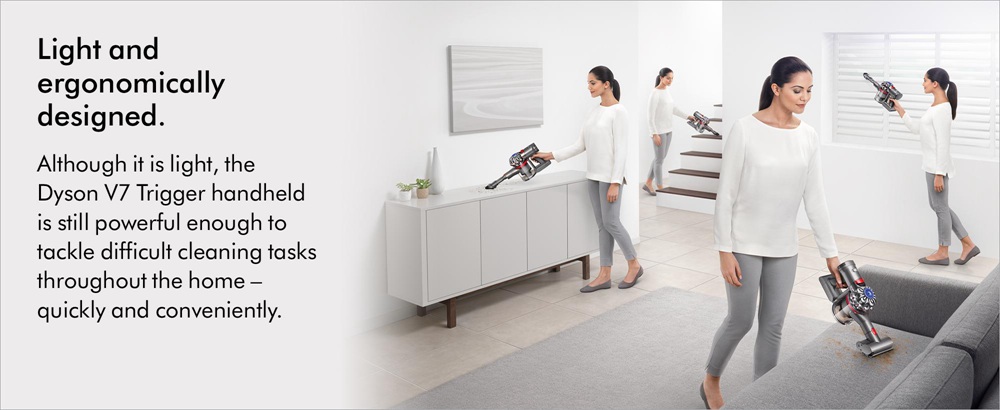 Dyson V7 Trigger Cordless Portable Handheld Vacuum Cleaner 100AW Suction - Blue