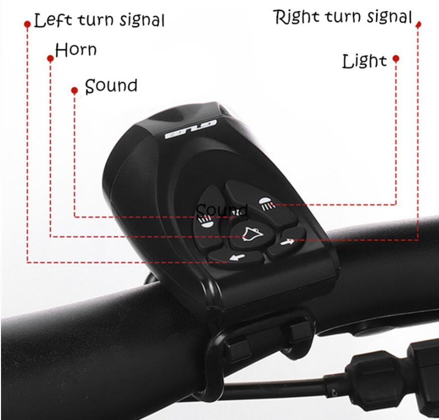 GUB G68 Bicycle RC Turn Tail Light Electronic Horn Combo
