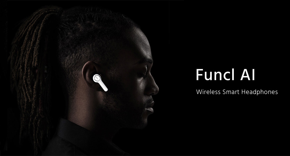 FUNCL AI Bluetooth 5.0 TWS Earphones Qualcomm QCC3026 SBC/AAC/AptX Amazon alesa Siri Google Assistant CVC 8.0 Noise Cancellation IPX5