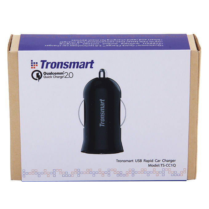 [UK Stock] Ładowarka samochodowa Tronsmart Quick Charge 2.0 18W USB do Samsung Galaxy S6, S6 Edge, Note 4, Note Edge / Google Nexus 6 / Sony Xperia Z4, Z3 / HTC One M9, One M8 / Xiaomi Mi3, Mi4, Mi Note / Asus Zenfone 2 i więcej