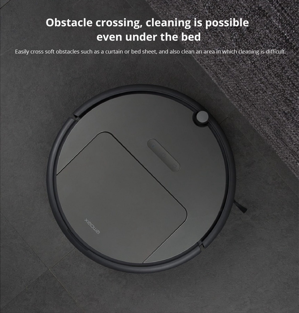 [HK Stock][International Version]Xiaomi Roborock Xiaowa E35 Vacuum Cleaner 2000Pa Suction 5200mAh Battery 2 In 1 Sweeping & Mopping - Black