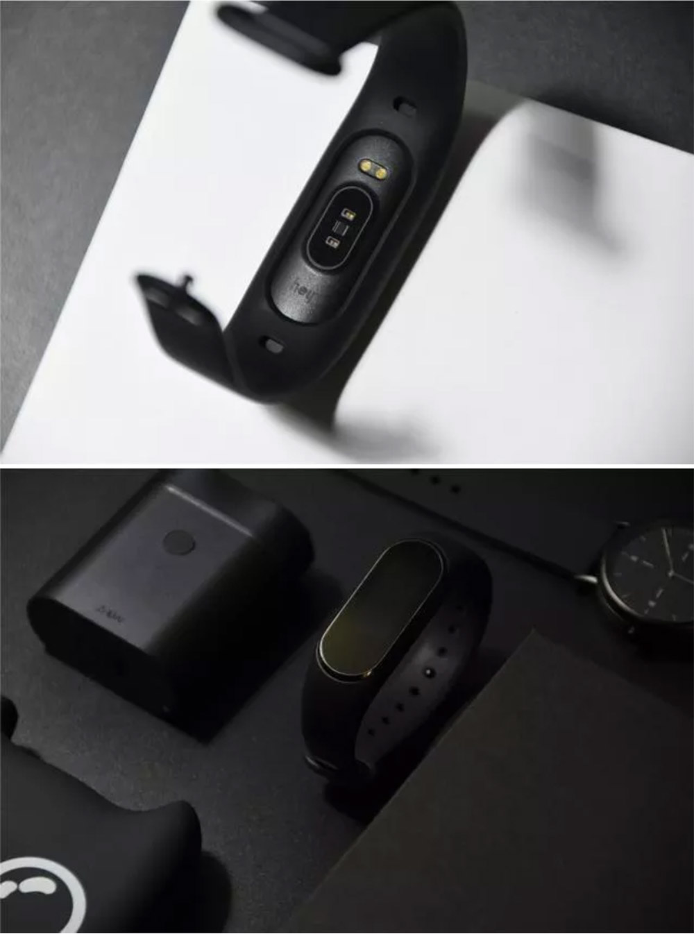 Xiaomi Hey Plus Smart Bracelet 0.95 Inch AMOLED Color Screen Built-in Multifunction Heart Rate Monitor 5ATM Water Resistant 18 Days Standby Swimming Mode - Black