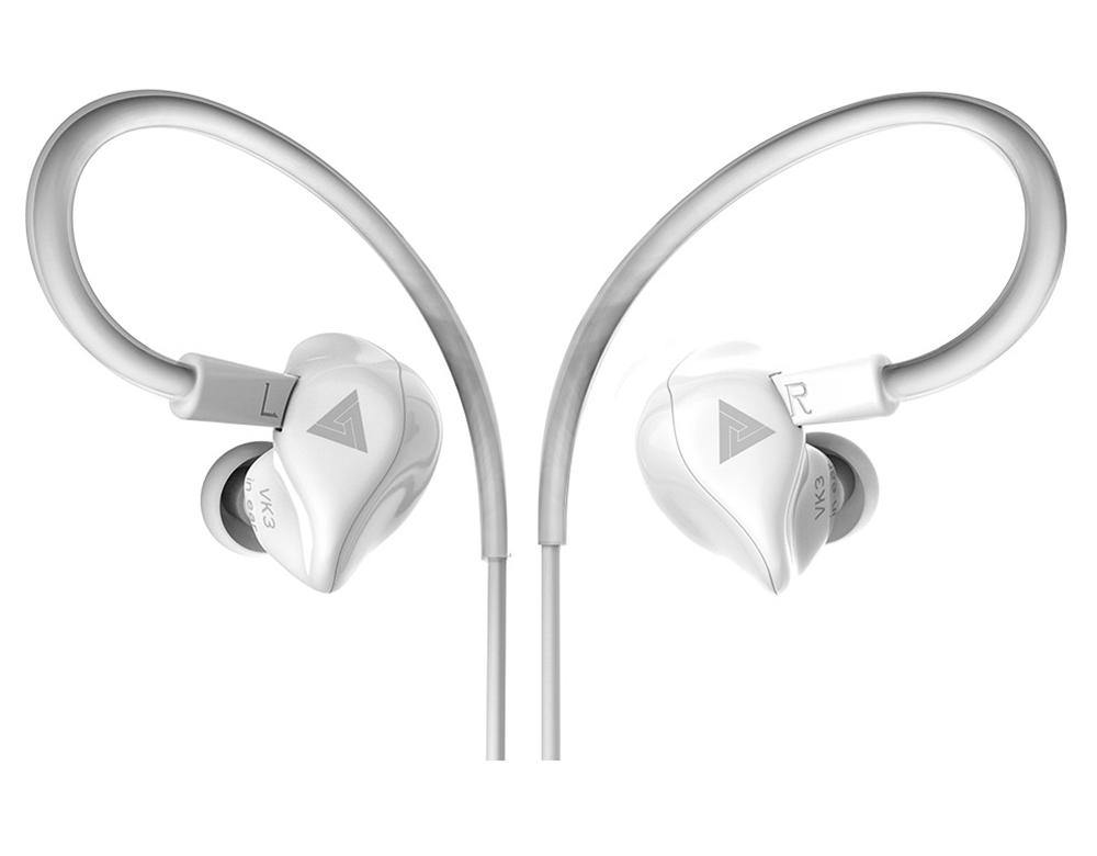 QKZ VK3 3.5mm Port Wired In-ear Earphones Bass Stereo 40KHz Hi-Res with Mic