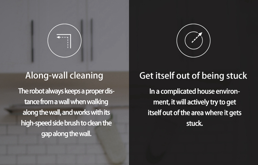 [HK Stock][International Version]Xiaomi Roborock Xiaowa E35 Vacuum Cleaner 2000Pa Suction 5200mAh Battery 2 In 1 Sweeping & Mopping - Black