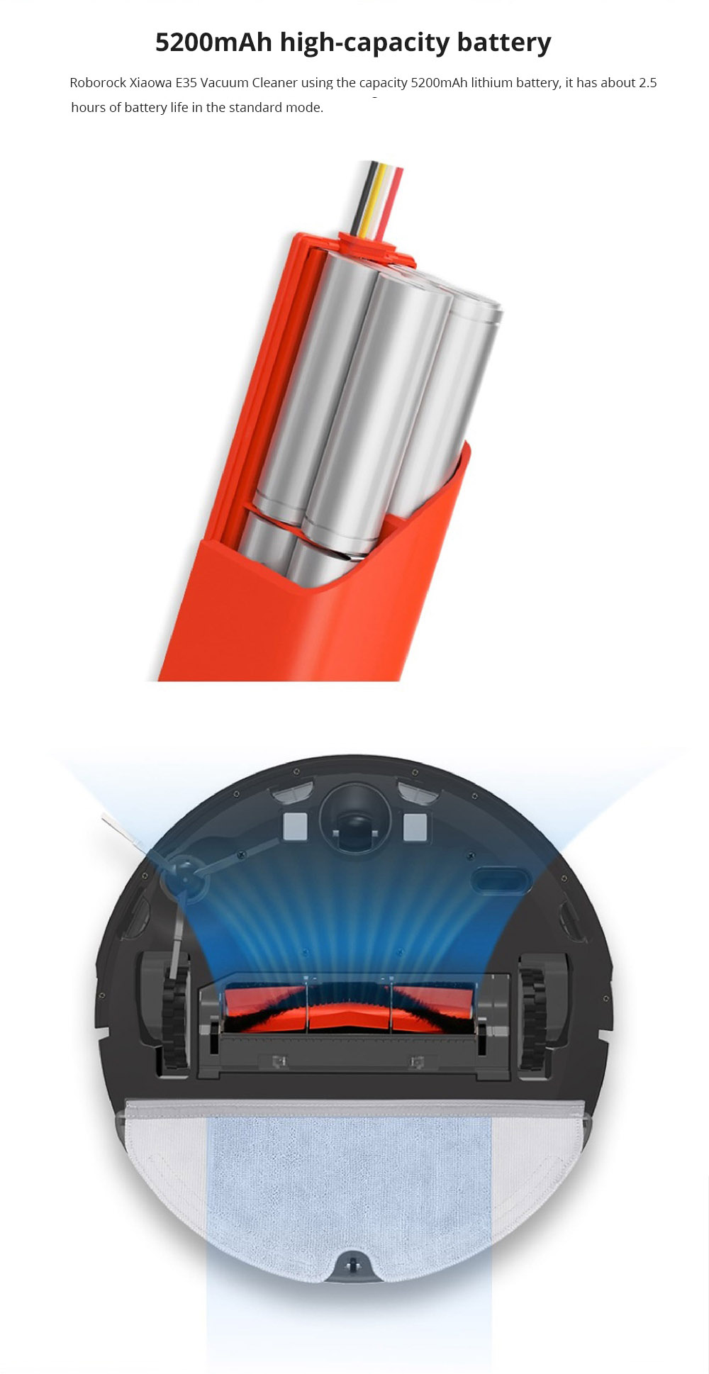 Xiaomi Roborock Xiaowa E35 Plus Vacuum Cleaner Black