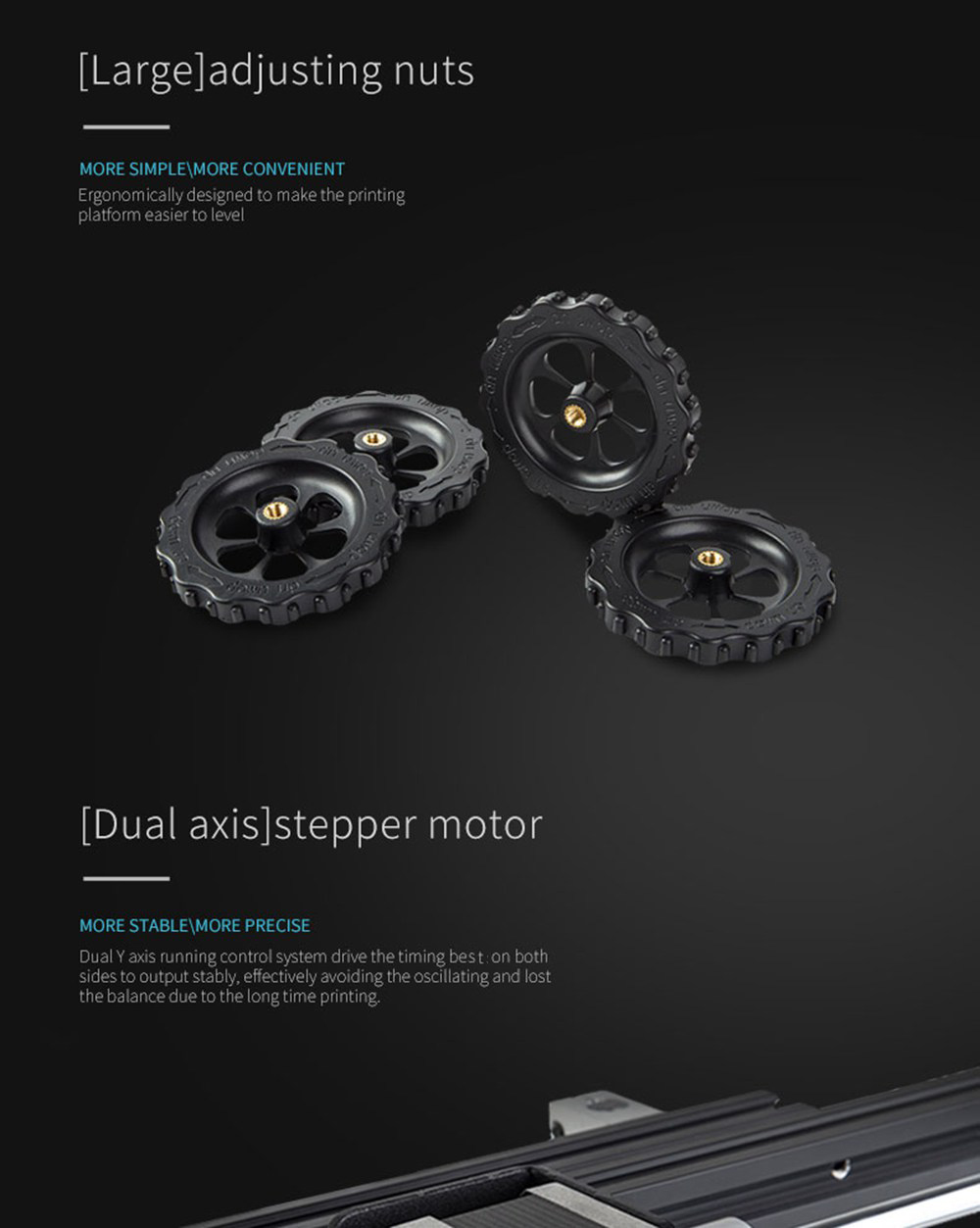 Creality3D Ender-5 3D Printer Dual Axis 220 x 220 x 300mm Resume Printing Function