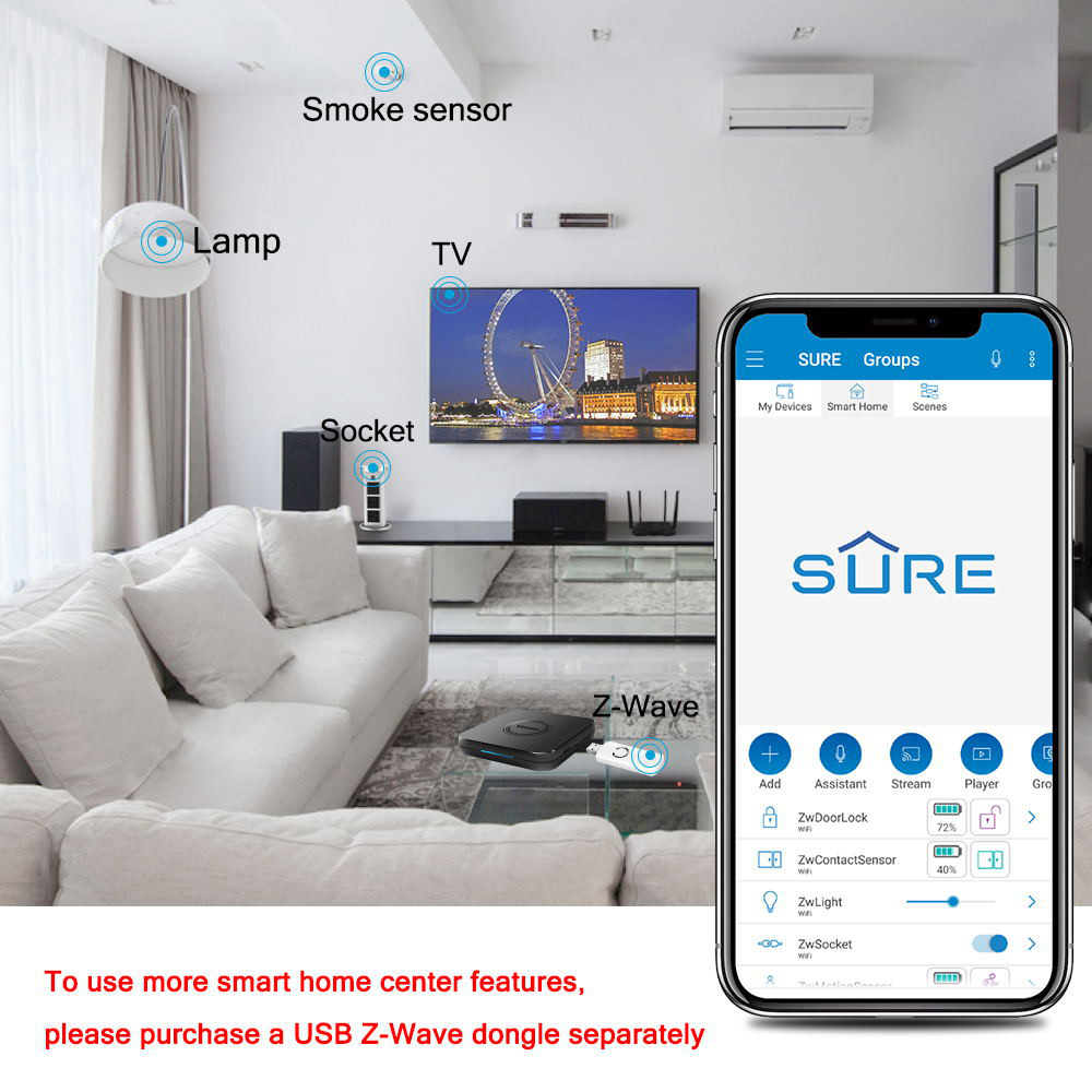 VOSEN V1 Amlogic S905x2 Android TV 9.0 2GB DDR4 16GB eMMC 4K TV Box Bluetooth Z-Wave 2.4G/5G WIFI USB 3.0 -- Black