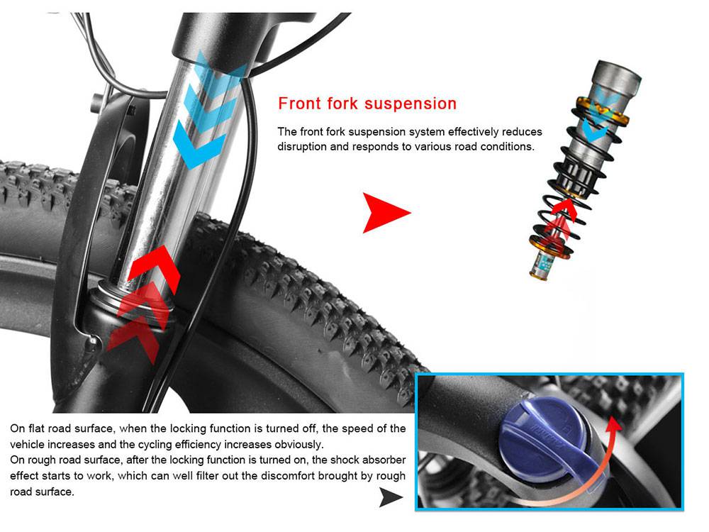 Samebike LO26 Smart Folding Electric Moped Bike 350W Motor 10Ah Battery Max 30km/h 26 Inch Tire - White