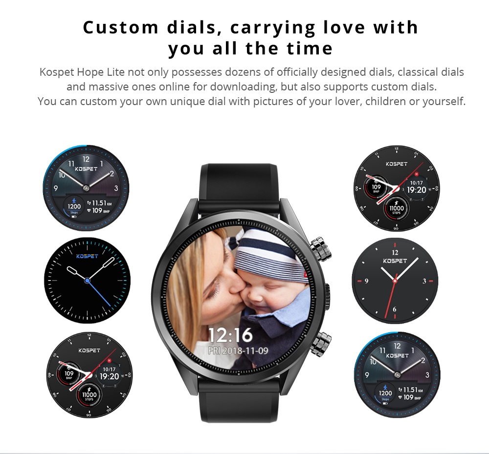 kospet hope lite 4g smartwatch phone