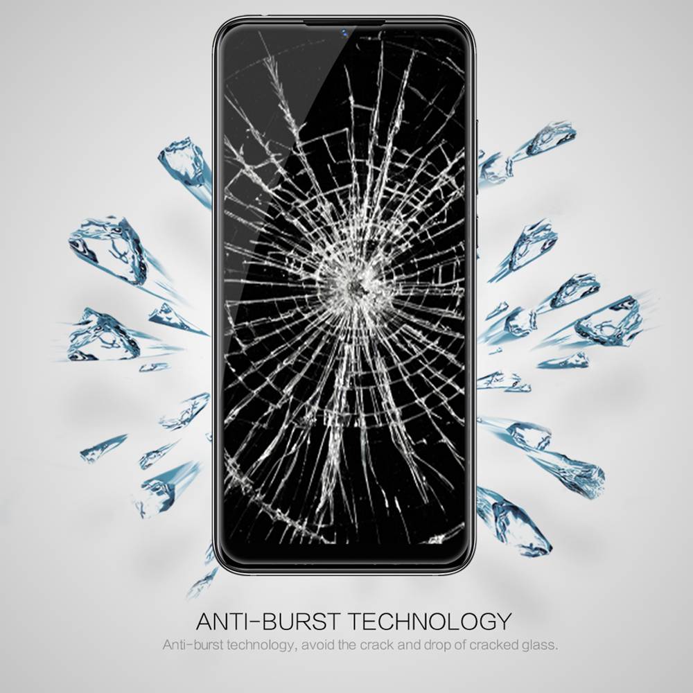 Разбитое защитное стекло на iphone 11