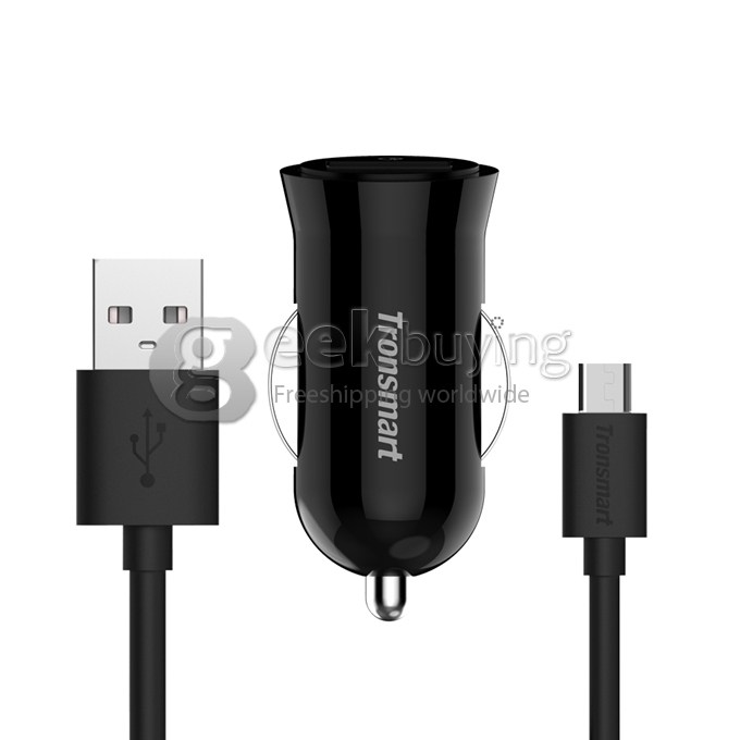 [UK Stock] Ładowarka samochodowa Tronsmart Quick Charge 2.0 18W USB do Samsung Galaxy S6, S6 Edge, Note 4, Note Edge / Google Nexus 6 / Sony Xperia Z4, Z3 / HTC One M9, One M8 / Xiaomi Mi3, Mi4, Mi Note / Asus Zenfone 2 i więcej
