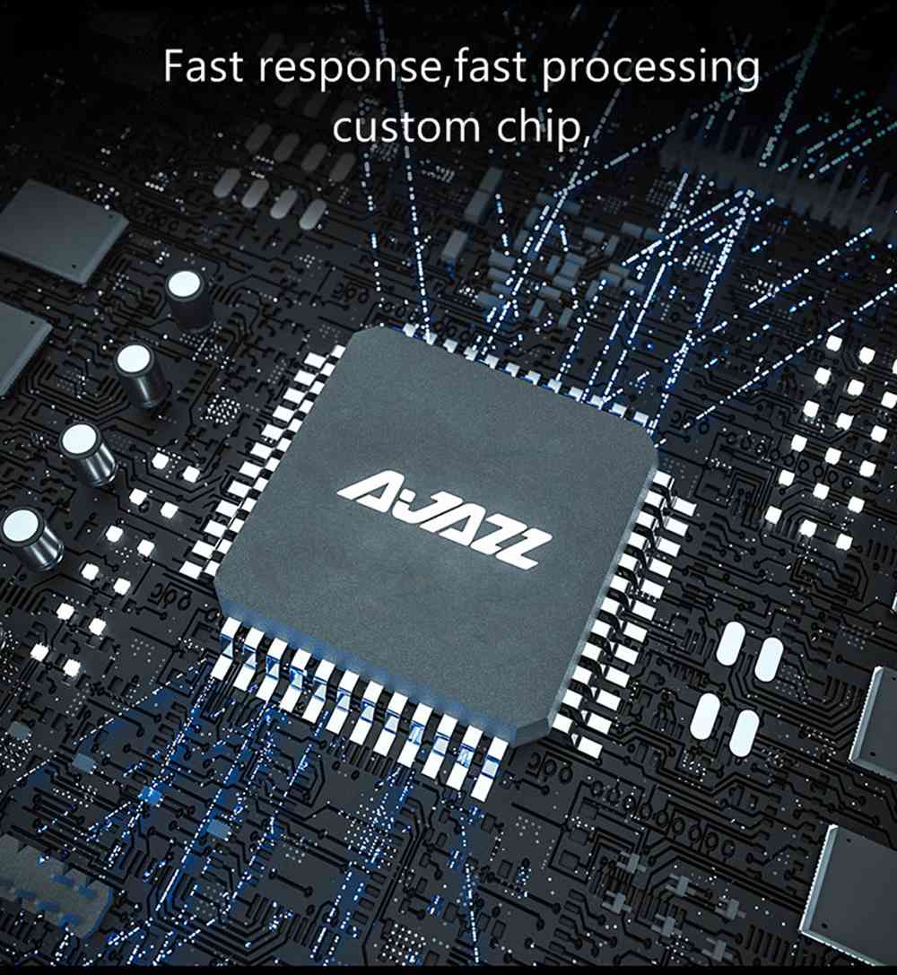 Ajazz i610T Bluetooth 3.0 Wireless / Wired Dual-Mode Mechanical Backlight Keyboard 61 Key - Black