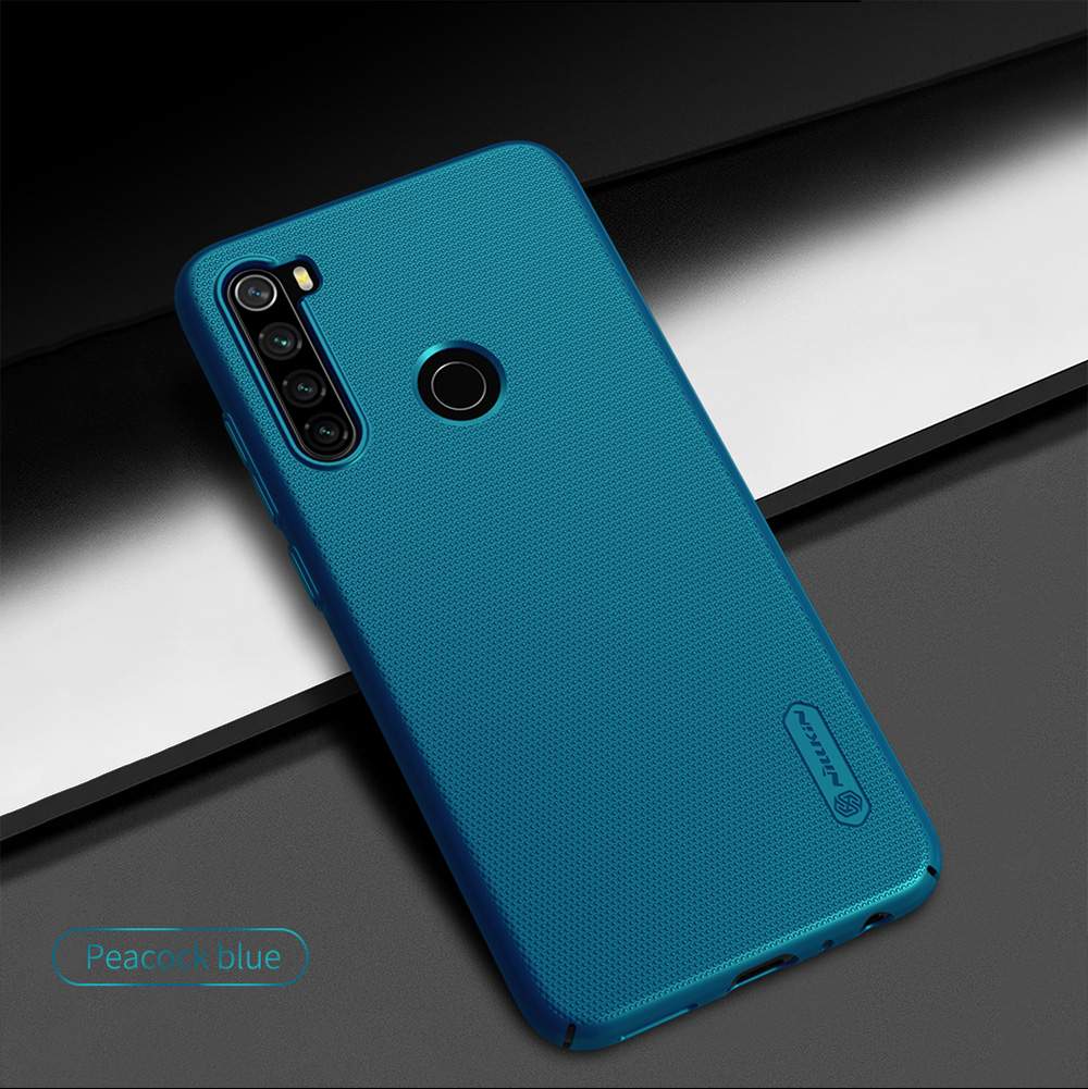 NILLKIN Protective Frosted PC Phone Case For Xiaomi Redmi Note 8 Smartphone - Blue