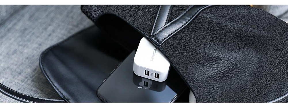 Tronsmart 2 Pack W02 Dual Port USB Wall Charger 12W VoltiQ for iPhone Xs iPad Pro Samsung - EU