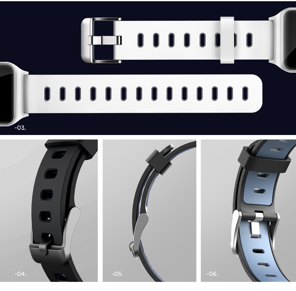 Makibes BR3 Smart Watch Support Strava 1.3 Inch IPS Color Touchscreen Built-in GPS Multi-sports Modes Heart Rate Monitor IP68 Waterproof Fitness Tracker - Gray