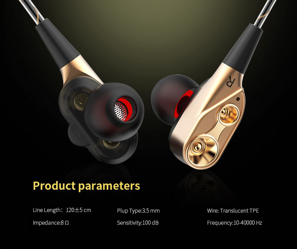 QKZ CK8 Headphone in-Ear Black