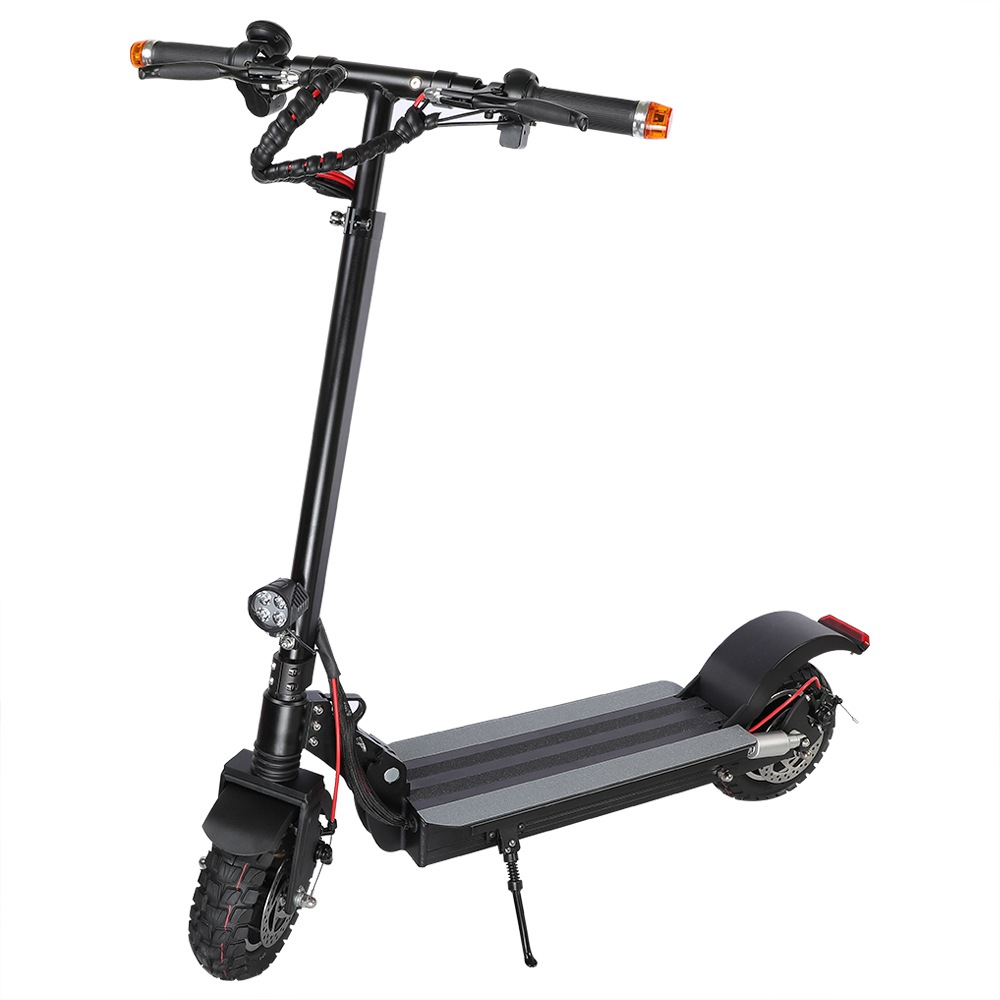 Tarsa T9 Off-road Folding Electric Scooter 500W Motor 10Ah With Steering Lights - Black