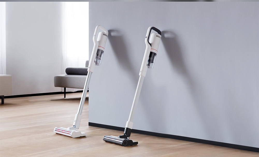 Xiaomi Roidmi NEX Handheld Cordless Vacuum Cleaner 2 in 1 Cleaning and Mopping 23500 Pa Suction APP Control 60 Min Running Time LED Light - White