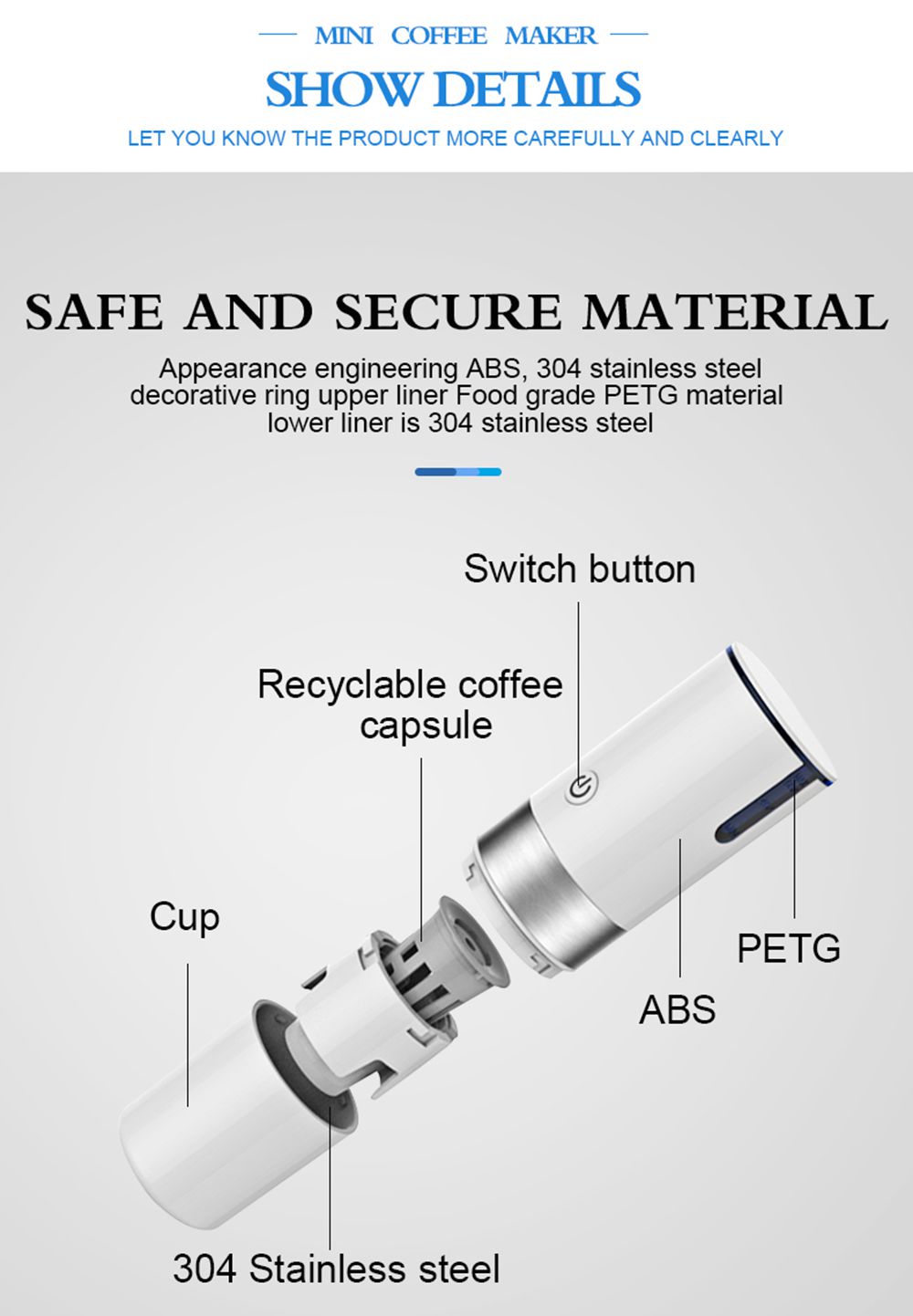 Kcup Capsule Coffee Machine