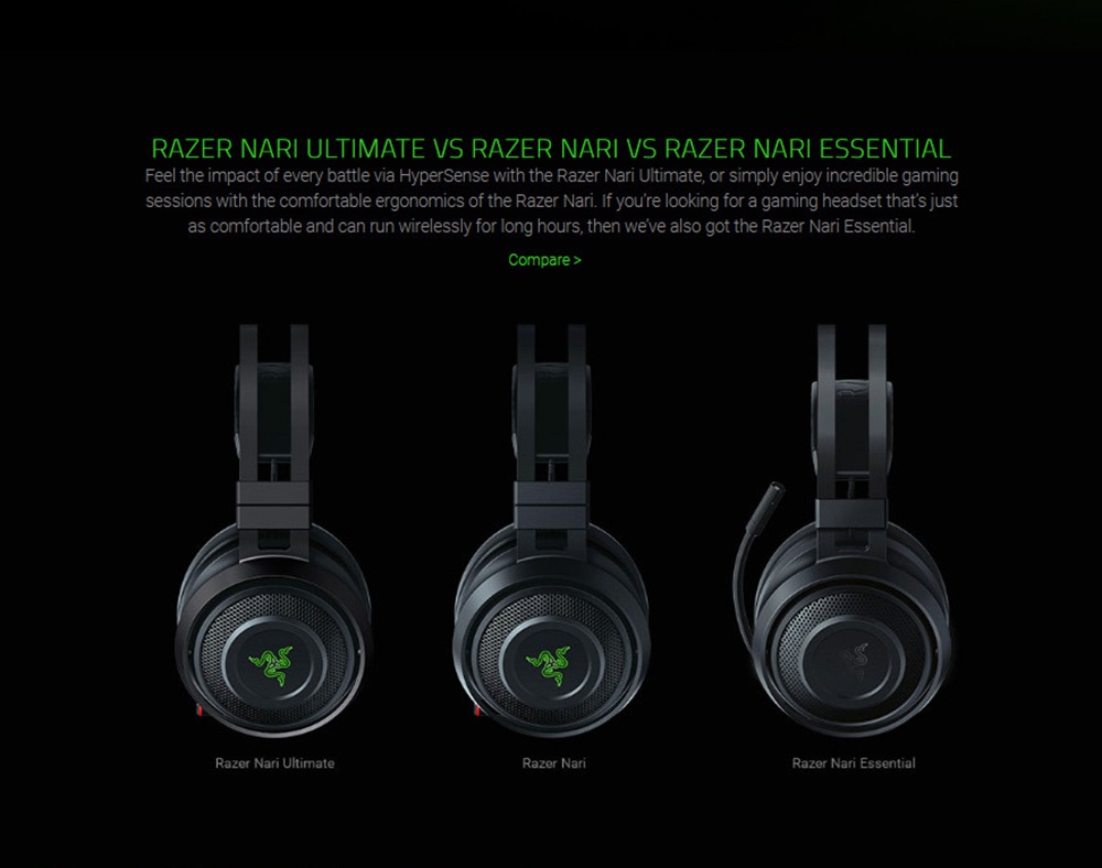 razer nari essential wireless gaming headset ps4