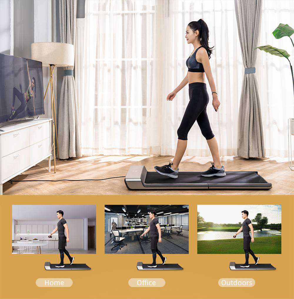 WalkingPad A1 Foldable Electric Treadmill Handheld Remote Control Pressure Sensor Fitness Walking Machine Manual Automatic Mode