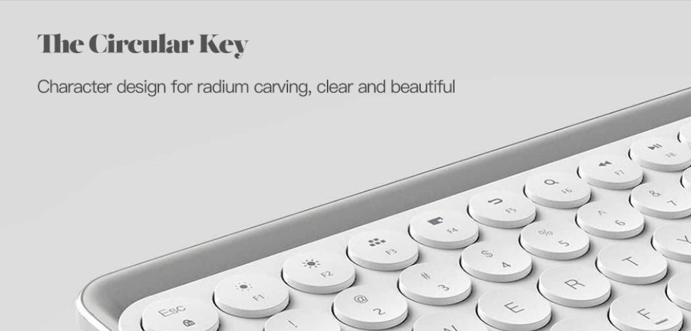 Xiaomi MIIIW MWBK01 Wireless Bluetooth / 2.4G Dual-mode Keyboard Multi-System Compatible - Black