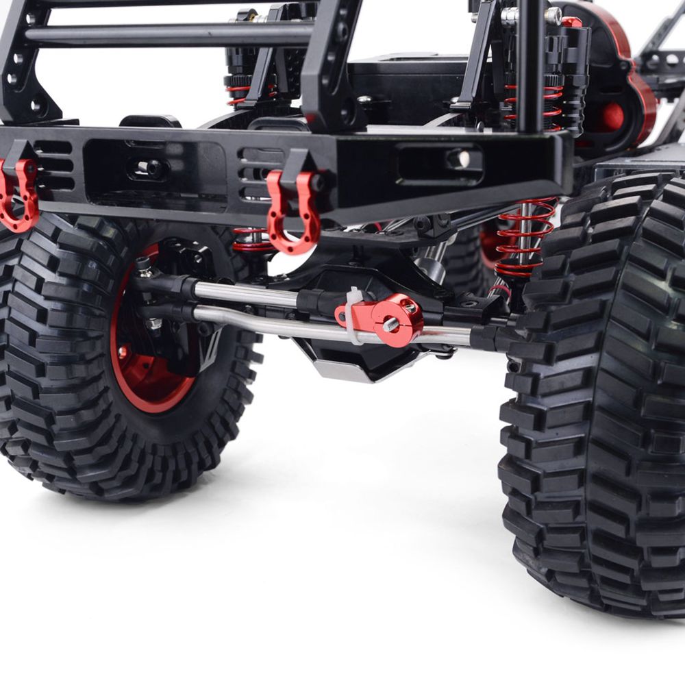 Upgrade Gate Bridge 313mm Wheelbase CNC Aluminum And Carbon Fiber Chassis For 1/10 AXIAL SCX10 II RC Rock Crawler Climbing Vehicle