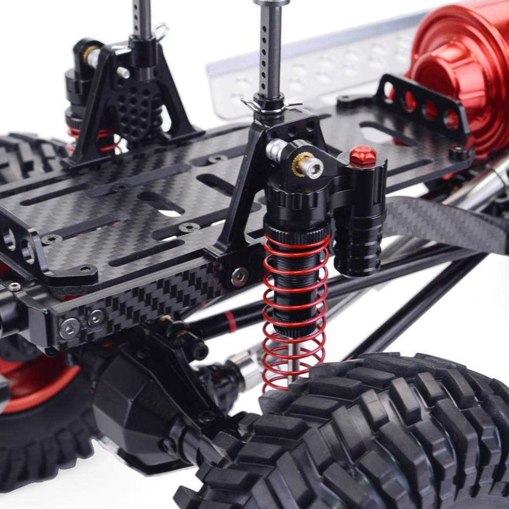 Upgrade Gate Bridge 313mm Wheelbase CNC Aluminum And Carbon Fiber Chassis With Power System For 1/10 AXIAL SCX10 II RC Rock Crawler Climbing Vehicle