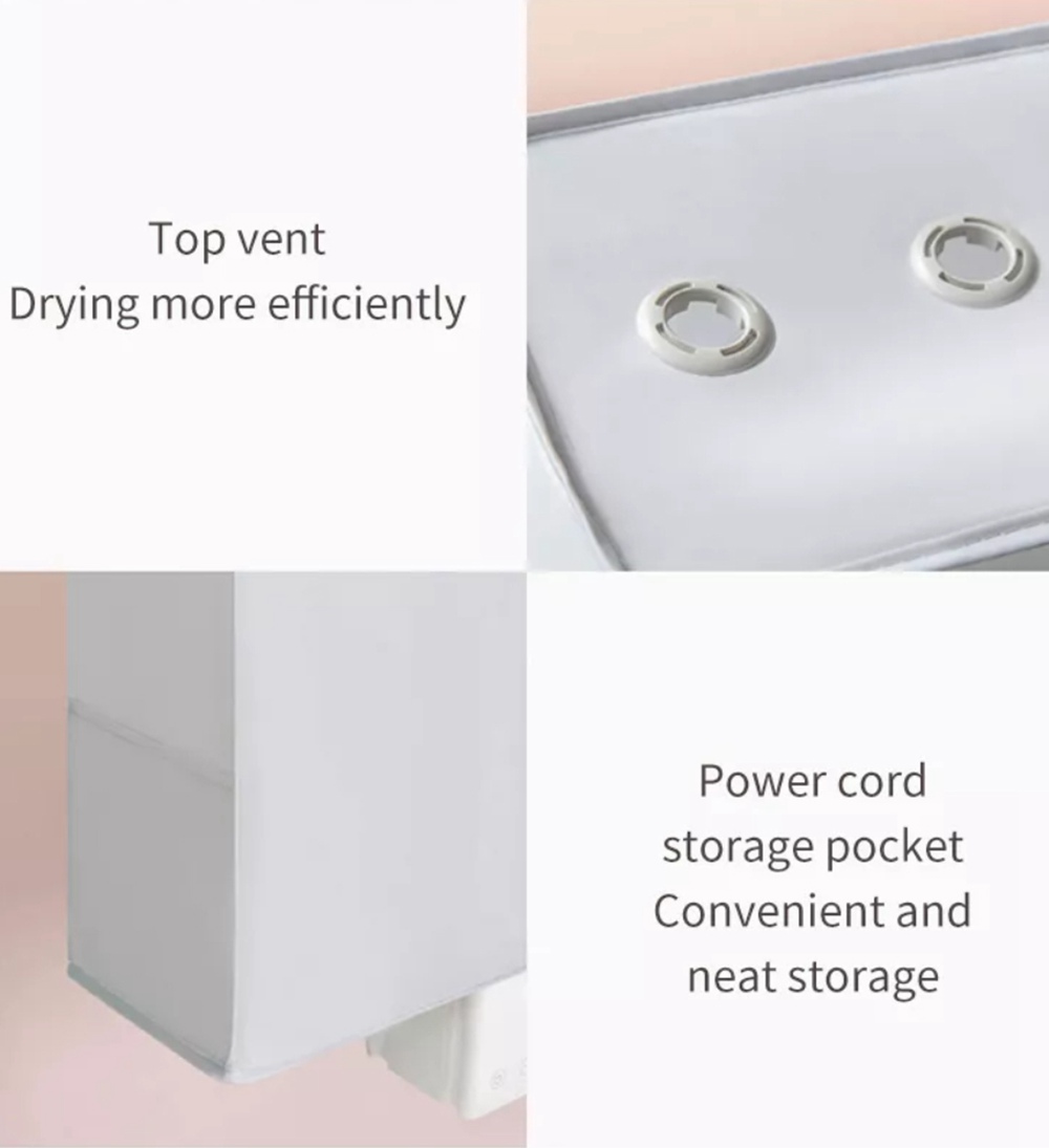 Cleanfly Intelligent Clothes Dryer 600W Portable APP Control For Home Travel From Xiaomi Youpin - White