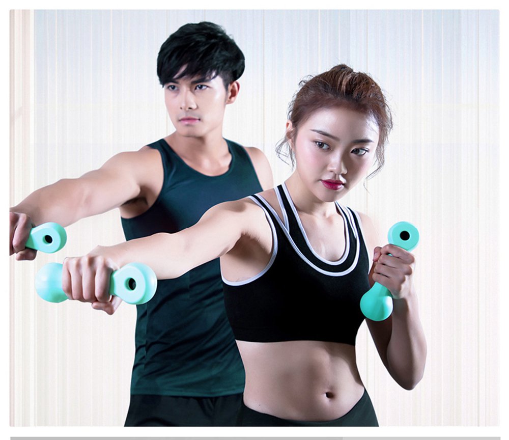 2pcs Move It Beat Smart Dumbbell 0.5KG Portable Mini USB Charging Fitness Equipment From Xiaomi Youpin - Cyan