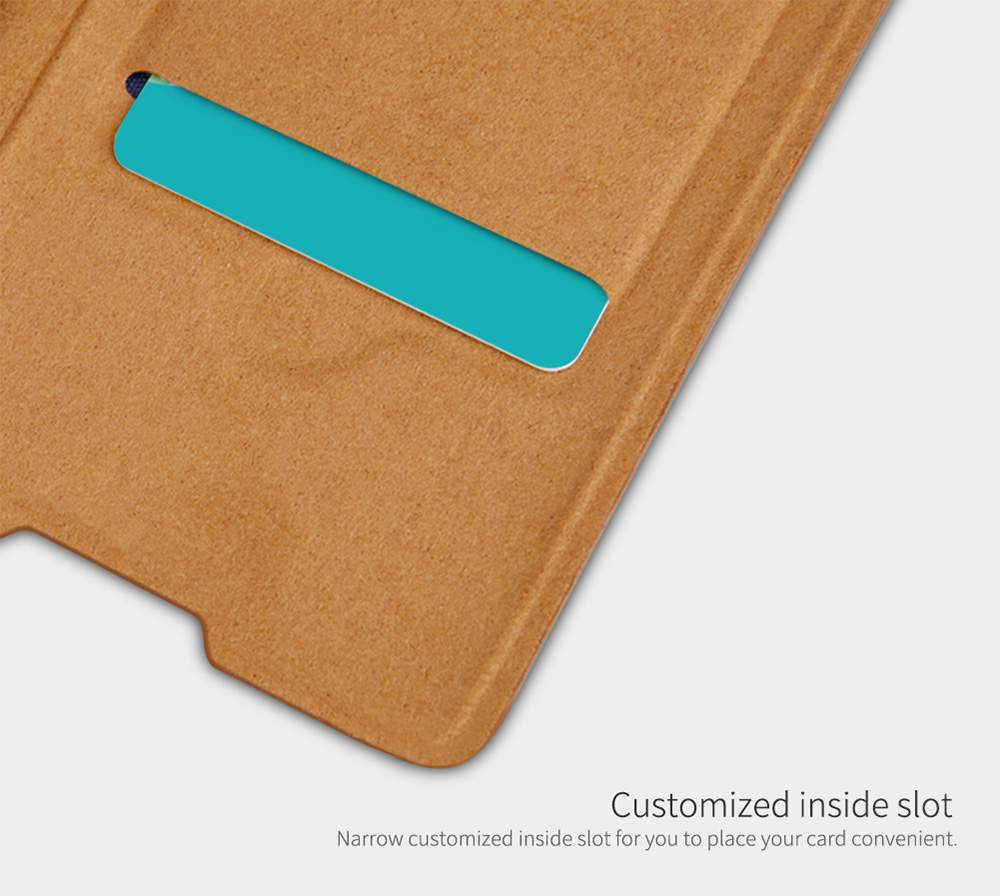 NILLKIN Protective Leather Phone Case For Samsung Galaxy Note 10+ / Note 10+ 5G Smartphone - Red